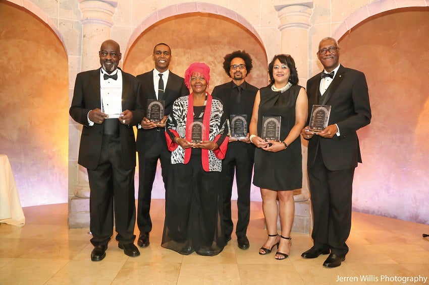 Joe Branch with other honorees